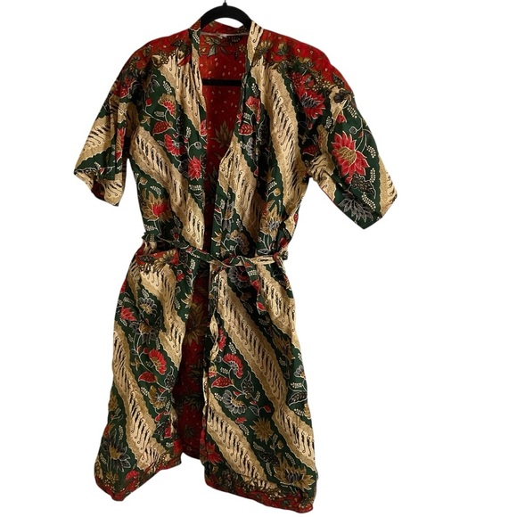Indonesian Cotton Batik Pokok Kelapa No 2080 - Picture 1 of 13